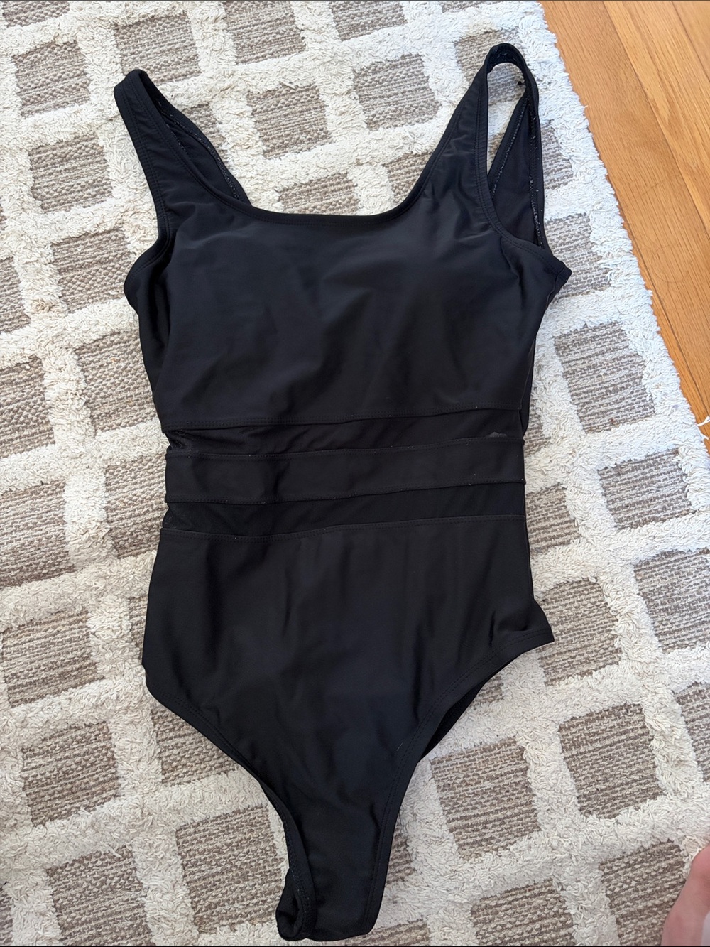Classic Black One-Piece Swimsuit